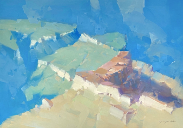 South Rim, Original oil Painting, Handmade artwork, One of a Kind                      
